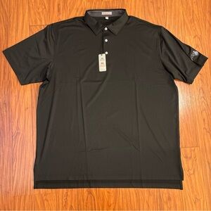 NWT Peter Millar Summer Comfort Polo Shirt Mens XXL Black Orlando Magic NBA
